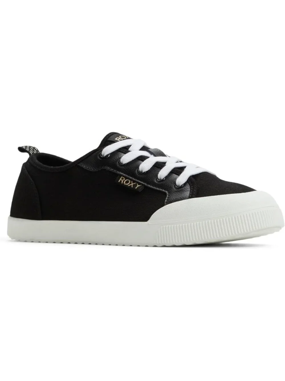 Women's Black Lightweight Low Top Lace Up Casual Fashion Shorebreak Sneakers